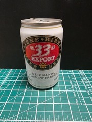 Empty Beer Can “33” EXPORT 330 ml. France 1995 (TRAY 7)