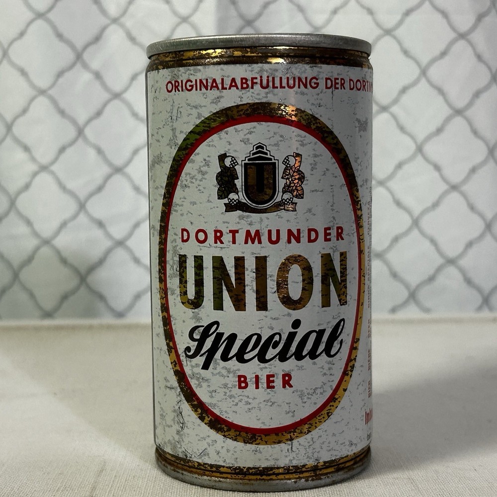 DORTMUNDER UNION SPECIAL Bier Vintage Steel Beer Can 12 oz Germany