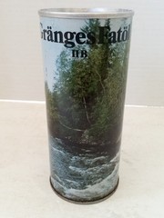 GRANGES FATOL IIB Beer Can 16 oz Steel Pull Tab Scenic Set Can SWEDEN 1970s