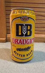 1993 DB Draught Bitter Beer Empty Can-New Zealand Master Brewer-12 oz/375ml