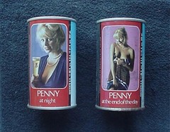 TENNENT’S GIRL BEER CANS (2 /1970s/SCOTLAND) PENNY
