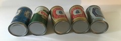 Canadian Beer Can Lot Push Top Button Top Molson Export Stock Ale Labatt’s Blue