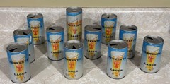 Vintage Tennent’s Lager Beer Girls Pinup Pull Tab Beer Cans Lot of 11