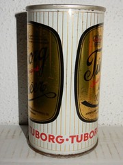 TUBORG SPECIAL Straight Steel Beer can from DENMARK (35cl) Empty Beercan !