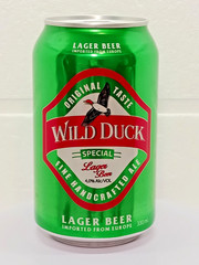 WILD DUCK Empty Beer Can 330ml Ukraine Export 2021 Bottom Open Collectible