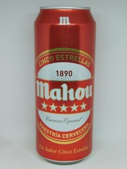 Empty Beer Can MAHOU 500 ml. Spain 2021 Bottom Open!