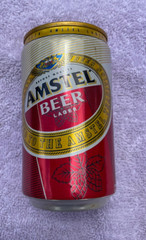 Amstel Beer Can Brewed in Netherlands 25 cl (8.4 oz)
