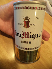 SAN MIGUEL 12 OZ STRAIGHT EDGE STEEL BEER CAN PHILIPPINES IMPORTED BY ANSOR CORP