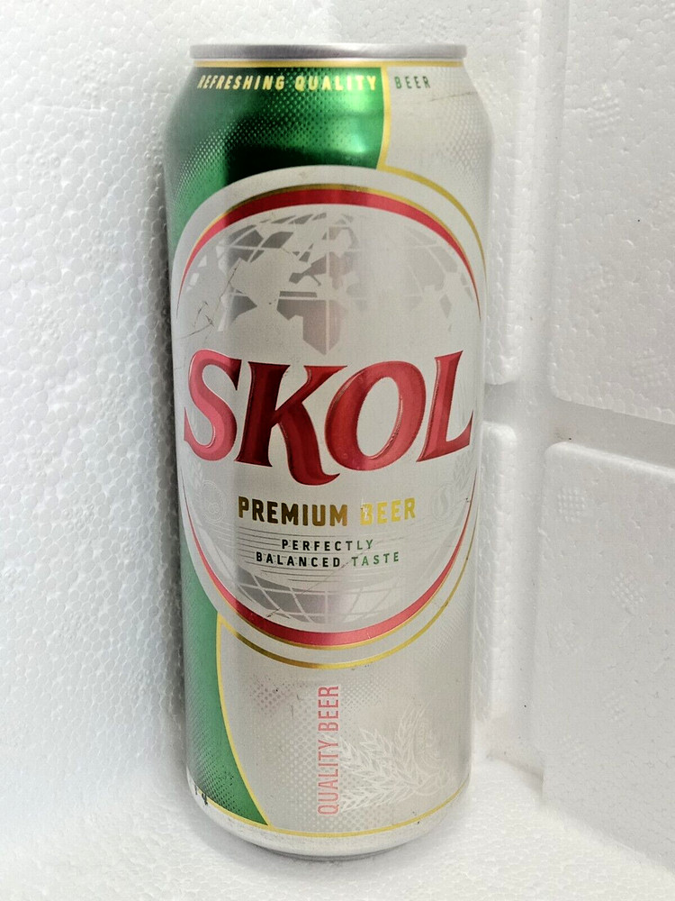 Empty Beer Can SKOL 500 ml. Romania 2012 Top Open!