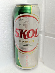 Empty Beer Can SKOL 500 ml. Romania 2012 Top Open!