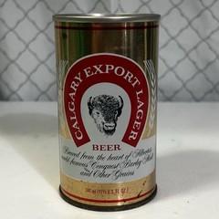 CALGARY EXPORT LAGER Vintage Steel Beer Can 11.5 oz Toronto Canada Buffalo N.Y.