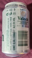 England – Valech Lager – 330ml – RRV Corp UK Ltd – Empty