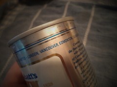 LABATTS SPECIAL LITE BIERE BEER STRAIGHT EDGE STEEL CAN 9 CITIES CANADA CIRCLES