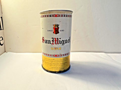 SAN MIGUEL BEER CAN PHILIPPINES STEEL WIDE SEAM – PULL TAB BOTTOM OPENED