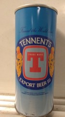 Tennent’s EXPORT BEER III-Straight Steel-BOTTOM OPENED
