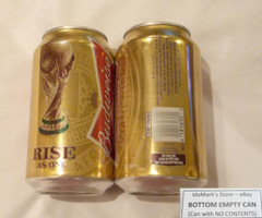 EMPTY – BUDWEISER BEER can MALAYSIA FIFA World Cup Brazil 2014 Asia Collect USA