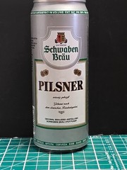 SCHWABEN BRAU PILSNER 1994 GERMANY 500ML BEER CAN (TRAY 15)