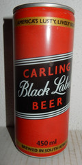 CARLING BLACK LABEL Beer can from SOUTH AFRICA (450ml) Empty Beercan !!