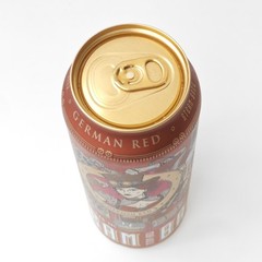 Empty Steam Brew German Red Beer can; 500 ml/16.9 fl oz; BOTTOM (Germany)
