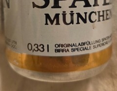 Spaten Monaco Beer Can – Germany – .33 l (11 Ounce) @1970’s