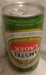 Amstel Lager Beer Can -South Africa – Steel – 340 ml (11 oz) Tab on TOP & BOTTOM