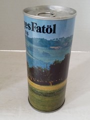GRANGES FATOL IIB Beer Can 16 oz Steel Pull Tab Scenic Set Can SWEDEN 1970s