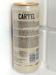 Empty Beer Can Senor CARTEL Obolon 330 ml. Ukraine 2024 Bottom open