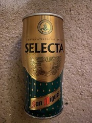 San Miguel Selecta contoured beer can, Spain . 33 cl Steel