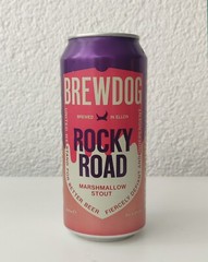 Empty 2024 Ed BrewDog Rocky Road Beer can; 440 ml/14.9 fl oz (Scotland)
