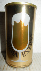 BRAHMA EXTRA Straight Steel Beer can from BRAZIL (355ml) Empty !! 01