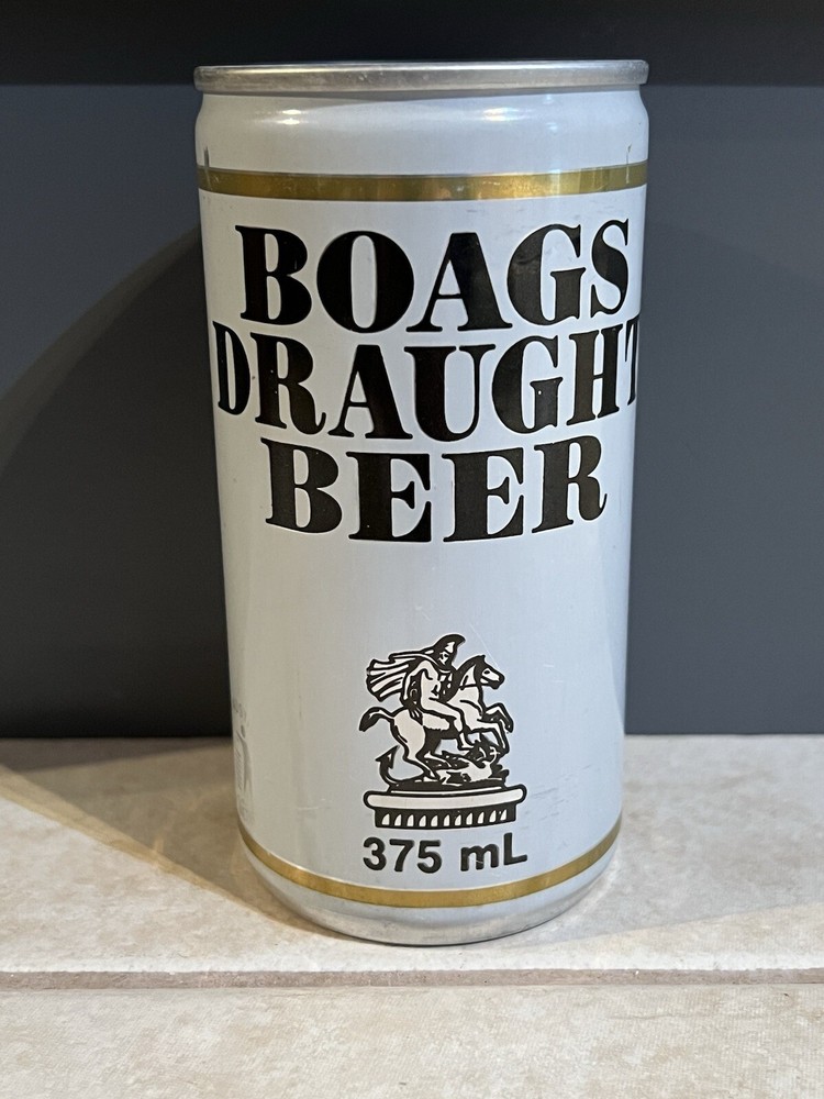 Vintage Boags Draught 375ML Collectable Beer Can By Tasmanian Breweries