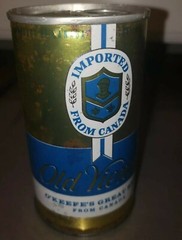 VTG OLD VIENNA BEER CAN STRAIGHT STEEL PULL TAB IMPORTED FROM CANADA 11 1/2oz