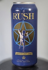 2024 RUSH BLUE LAGER STAR MAN BEER CAN ROCK MUSIC BAND HENDERSON TORONTO CANADA