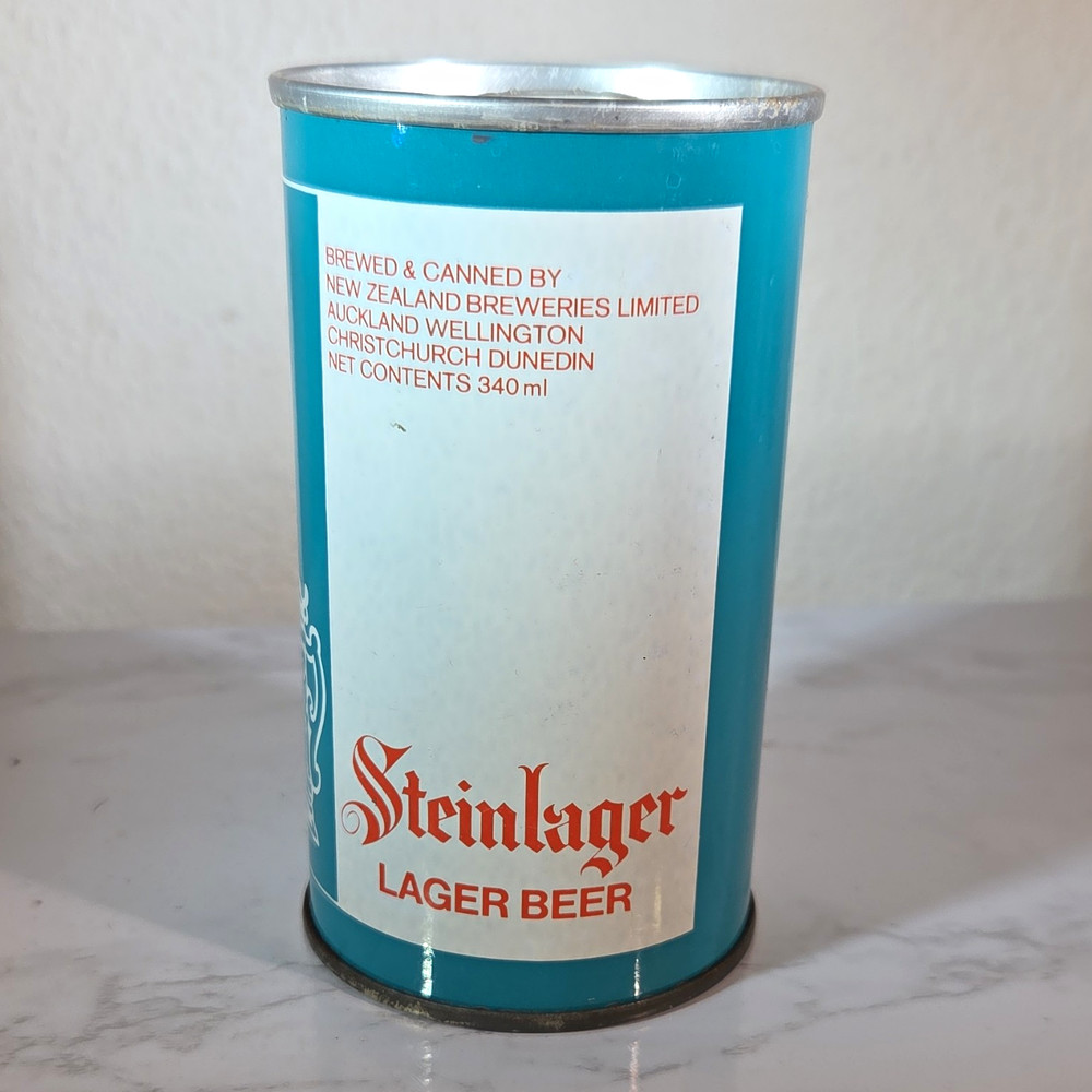 Steinlager Lager Beer Can – 340 ml Pull Tab Brewed & Canned in New Zealand