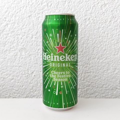 Empty 2025 Cheers to the Festive Season Heineken can; 500 ml; BOTTOM (Slovenia)