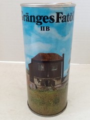 GRANGES FATOL II B Beer Can 16 oz Steel Pull Tab 1970s Scenic Set Can SWEDEN