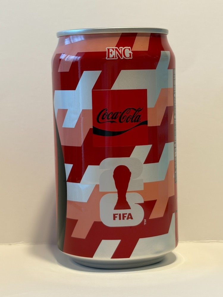 Empty coca cola ZERO 350ml 2026 FIFA World Cup England limited Can Japanese
