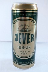 Jever Pilsner German tall beer can