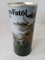 GRANGES FATOL II B Beer Can 16 oz Steel Pull Tab Scenic Set Can SWEDEN 1970s