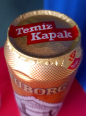 x 3 BEER CANS TURKISH VERSION TUBORG TOWER BRIDGE, ANTI ESTABLISHMENT & VIA ROMA