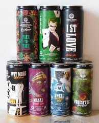 Empty Beer Cans MIKKI BREW 2021-2022 Ukraine 330 ml. Bottom Open! 🇺🇦