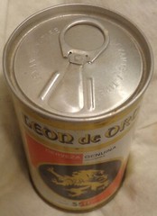 Leon de Oro Beer Can – Argentina – Steel – 350 ml – Late 1960’s – Early 1970’s