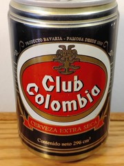 Club Columbia Cerveza Extra Seca Export Beer Can 296ml Bogota Columbia