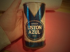 LISTON AZUL CERVEZA FINA 340 ML STRAIGHT EDGE STEEL BEER CAN