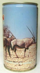 LION LAGER BEER #10 GEMSBUCK South African Wild Life Series 340ml cs CAN Ohlsson