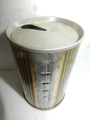 TUBORG Green Label Straight Steel Beer can from DENMARK (27,5cl) Empty Beercan !