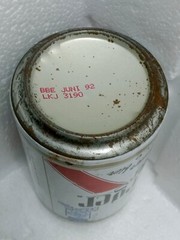 BERGER Empty Beer Can 330ml Netherlands 1992 Top Open Vintage Collectible