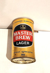 Master Brew Lager Beer 340ml pull-tab beer can Johannesburg, South Africa
