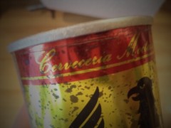 TRES EQUIS XXX 12 OZ STRAIGHT EDGE STEEL BEER CAN CERVEZA OBSCURA MEXICO