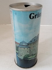 GRANGES FATOL IIB Beer Can 16 oz Steel Pull Tab Set Can 1970 SWEDEN BCCA 75-182